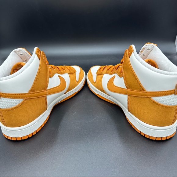 Nike Dunk High Retro Sneakers Monarch Sail White DV7223-800 Men's Size 10.5 - Picture 7 of 8